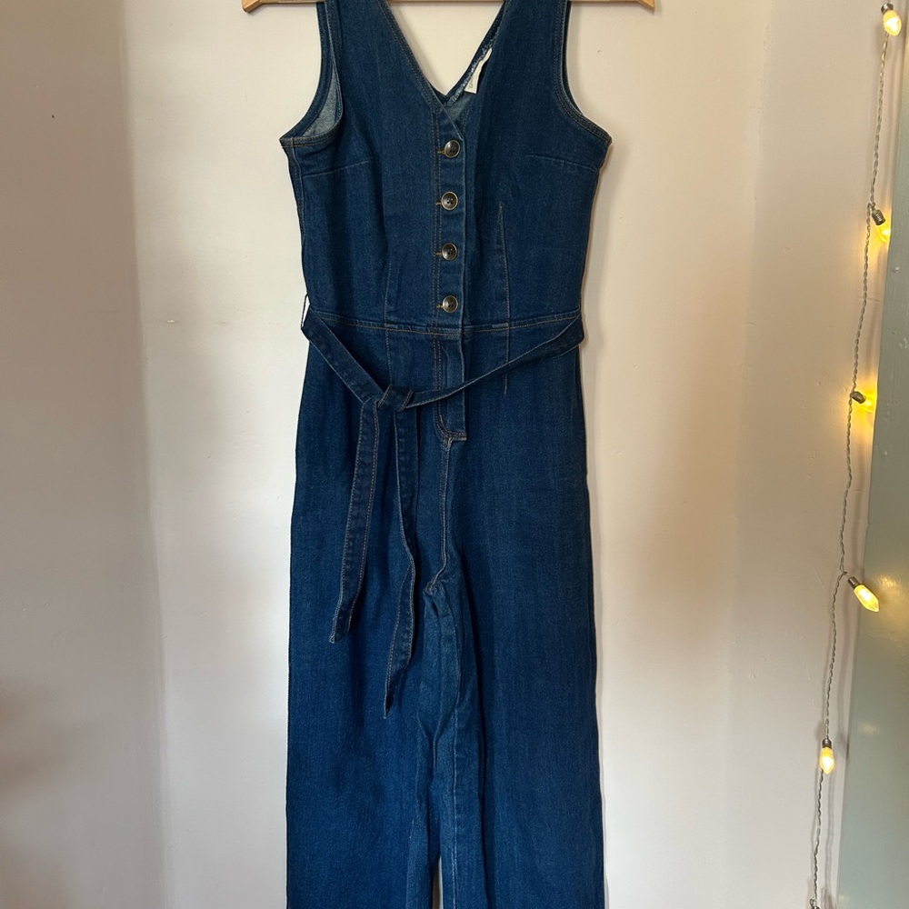 Universal Thread Blue Denim Jumpsuit
